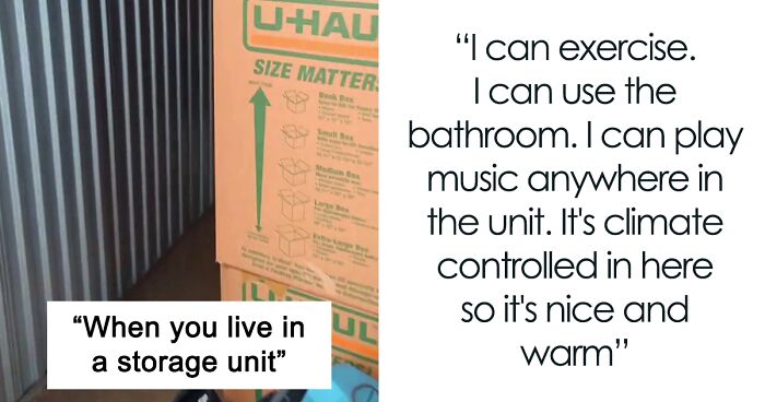 Couple Moves Into A Storage Unit Because “It’s Cheap In Comparison To An Apartment”