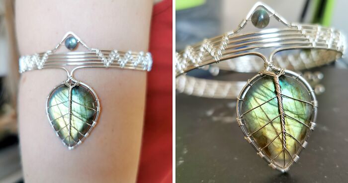 I Made An Elven Leaf Armband