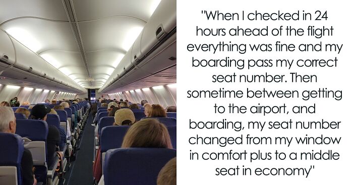 Passenger Is Stripped Of Excitement When She Gets Bumped Down To Economy Seat Right Before Departure