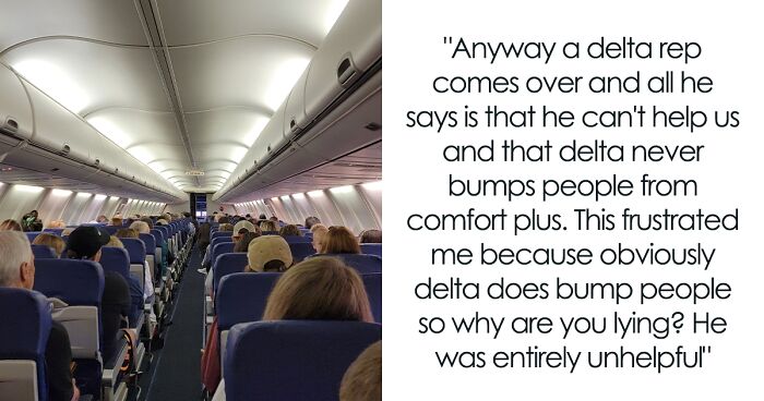 Traveler Gets Seated In Middle Seat Of Economy Right Before Flight Despite Paying For Comfort Plus