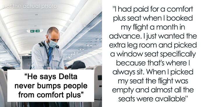 Passenger’s Excitement Fades Away When, Right Before The Flight, She's Bumped Into The Economy Seat