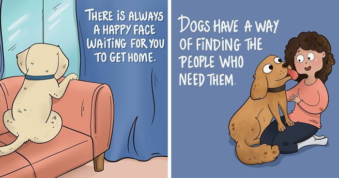 50 Wholesome Comics That Explore The Unique Bond Between Humans And Dogs By 