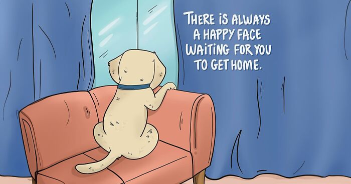 Artist Creates Comics That Explore The Unique Bond Between Humans And Their Furry Companions (50 Pics)