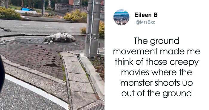 Woman Captures Moment The Street “Shook Violently” In Front Of Her During Japanese Earthquake