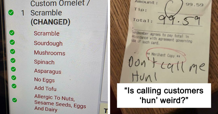 78 Pictures Reveal How Terribly Some Restaurant Customers Act