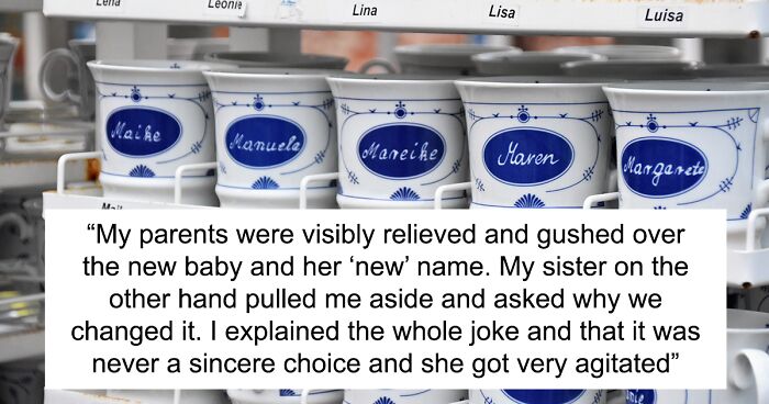 Expecting Parents Joke About Their Baby Name, Sis Copies The Name, Thinking They Were Serious