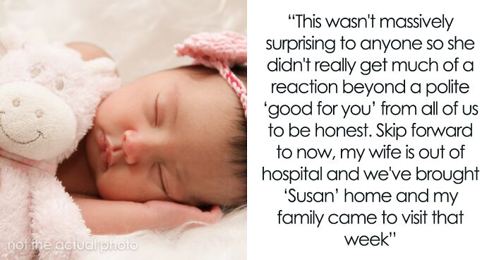 Parents Come Up With A Joke Name For Their Baby, Relative Steals The Idea, Thinking They’re Serious