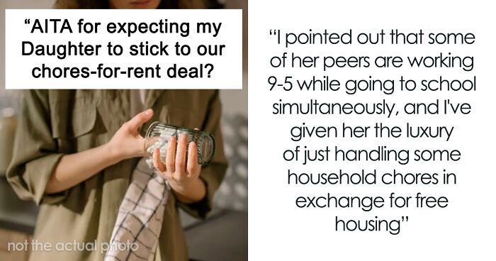 Dad Sparks Heated Debate After Demanding Daughter Do Chores To Live In His House Rent-Free