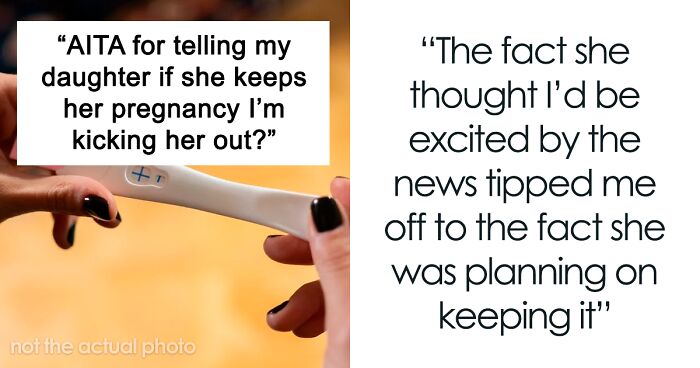 Woman Gives Dad Her Positive Pregnancy Test As Xmas Gift, He Presents Her With An Ultimatum