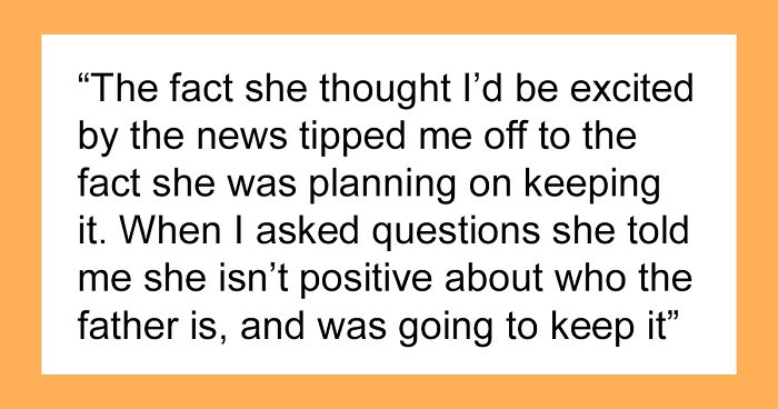 Dad Tells Pregnant 20 Y.O. Daughter He Can No Longer Support Her If She Keeps The Baby