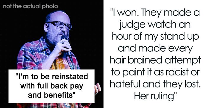 Employee Gets Fired For His Stand-Up Jokes, Takes Legal Action Against The Company And Wins