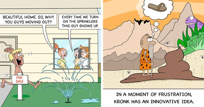 20 Cartoons About Absurd Situations And Silly Humor I Made