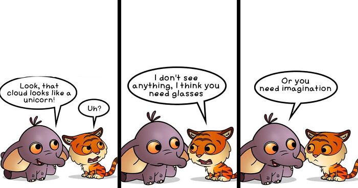 This Artist Creates Wholesome Comics Featuring Animals, And Here's 70 Of The Best