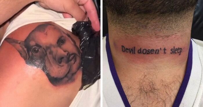 50 Of The Worst Tattoos People Consented To Have On Their Skin