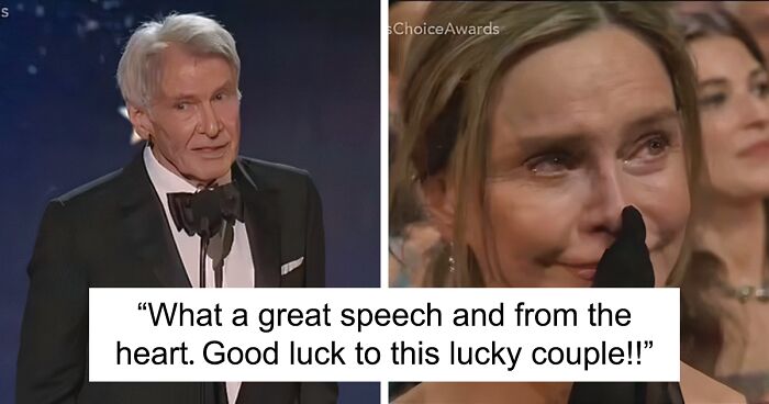 Harrison Ford Gets Tearful As He Thanks His Wife At The 2024 Critics Choice Awards