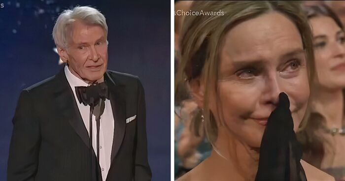 Harrison Ford Gets Tearful As He Accepts Career Achievement Award At The Critics Choice Awards