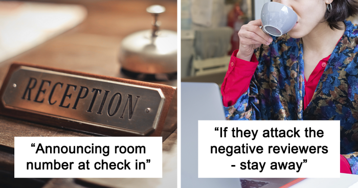 “People Who Travel, What Is An Immediate Red Flag In Hotels?” (45 Answers)