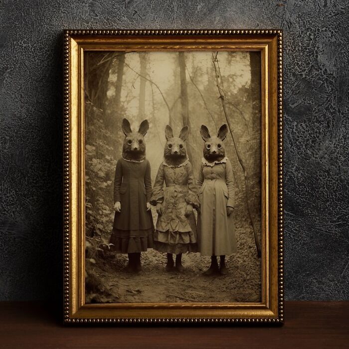 Adorn Your Lair With A Print That's Not Just About Bunnies But A Whole Fantastical Lore, Where Rabbits Reign Supreme And The Forest Whispers Secrets Of Yore.