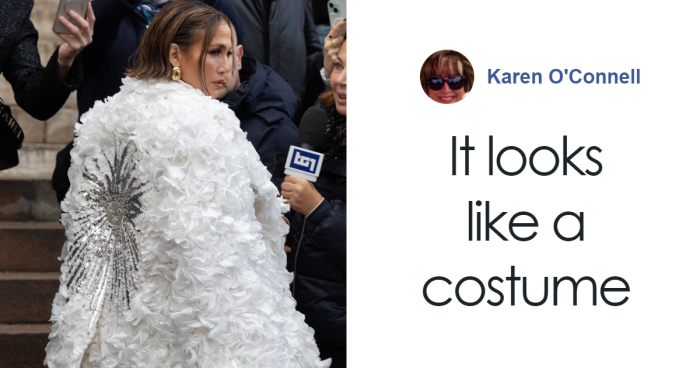 Jennifer Lopez Stuns In Elaborate Outfit At Paris Fashion Week, Dividing Fashionistas’ Opinions