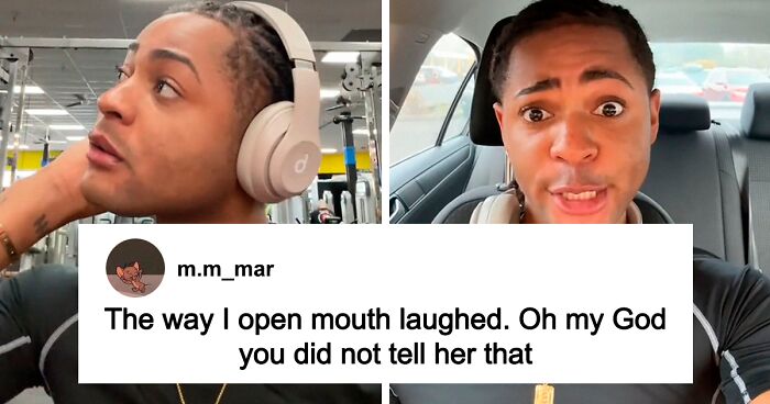 Man Gives Iconic Response After A Woman Accuses Him Of “Staring” At Her While She’s Working Out