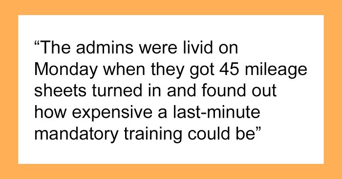 Worker Sets Up Company-Wide Malicious Compliance In Retaliation To Mandatory Saturday Training