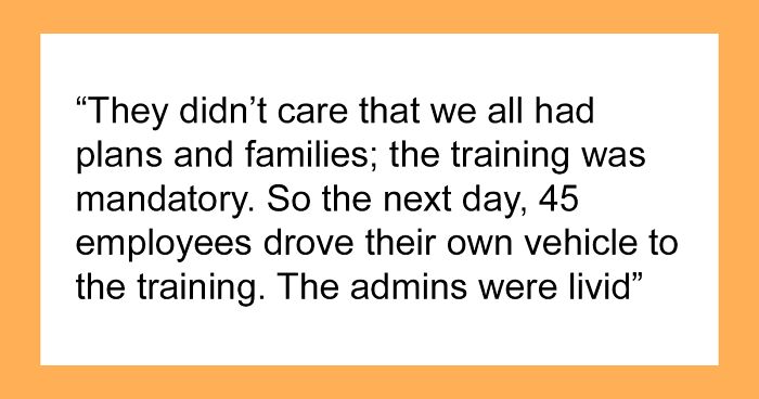 “Last-Minute Mandatory Saturday Training? Fine”: Workers Unite In Malicious Compliance