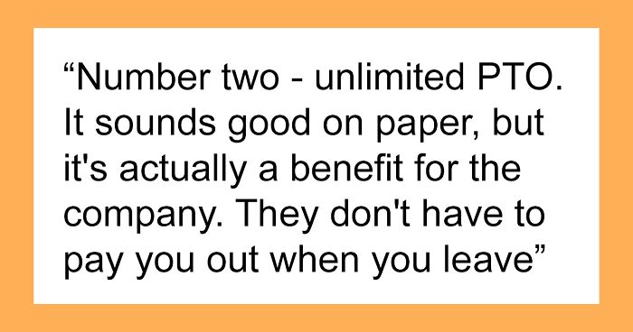 Corporate Perks That Actually Are Not As Good As You Might Think, As Shared Online