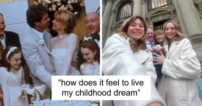 Daughters Celebrate As Their Parents Re-marry In “Successful Parent Trap” Story