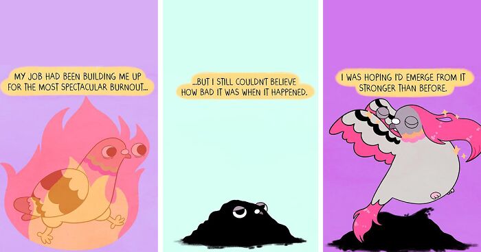 66 New Witty And Wholehearted Comics About A Pigeon Character Everyone With Anxiety And Depression Might Relate To