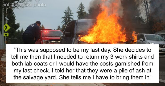 “Ok. Will Do”: Woman Choose Malicious Compliance When Company Tells Her To Return Her Burned Uniform