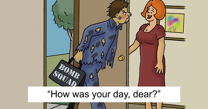 This Elderly Comic Artist Continues To Create Humorous One-Panel Cartoons, Here Are His 72 Newest Ones