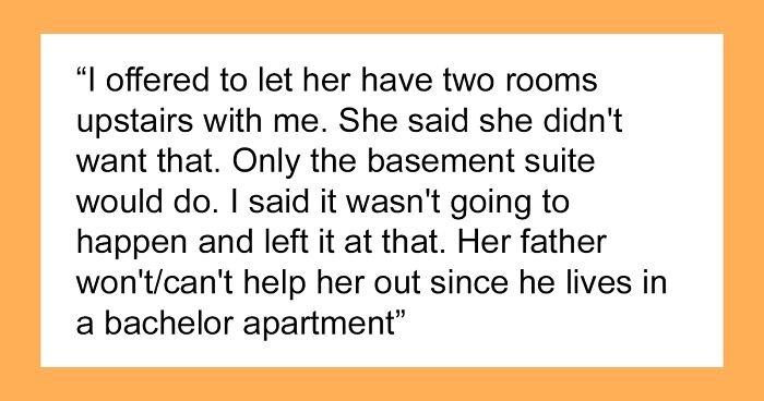 Man Refuses To Shelter Homeless Stepdaughter Since She Never Acknowledged Him In Her Life