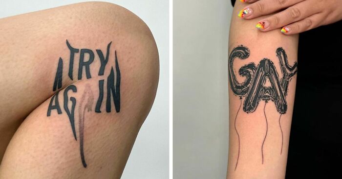 40 Tattoos That “Work” Only If You Bend Your Limbs, As Seen On This Tattoo Artist’s IG Page