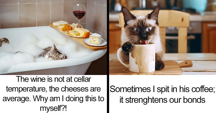 When The Humans Are Away, Cats Will Play: 15 Funny Images By Princess_Prompt