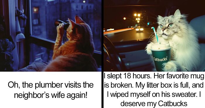 Unmasking Cat Shenanigans: 15 Funny Moments Revealed By Princess_Prompt