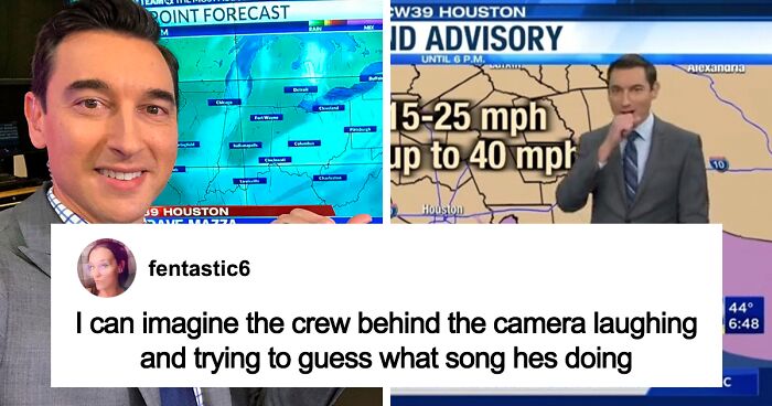 Watch As Viral Weatherman Sneaks In Random Lyrics From Songs During His Forecasts