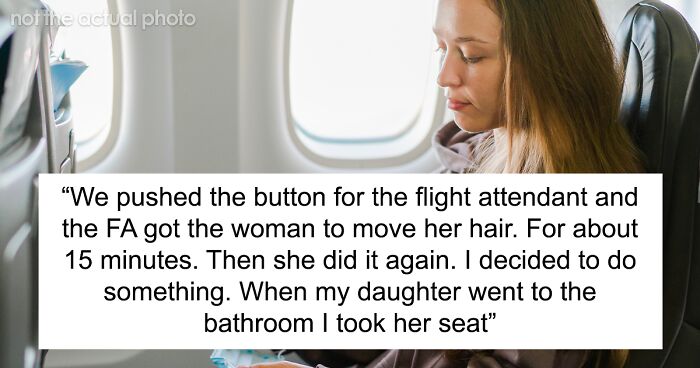 Woman Refuses To Move Her Hair Away From Plane TV, Gets Creeped Out For It By Passenger