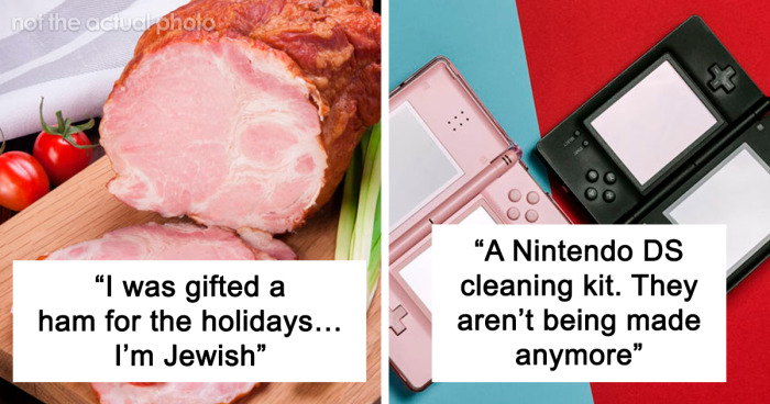 “Spent The Rest Of My Day Looking For Another Job”: 100 Bad And Insulting Gifts People Got At Work