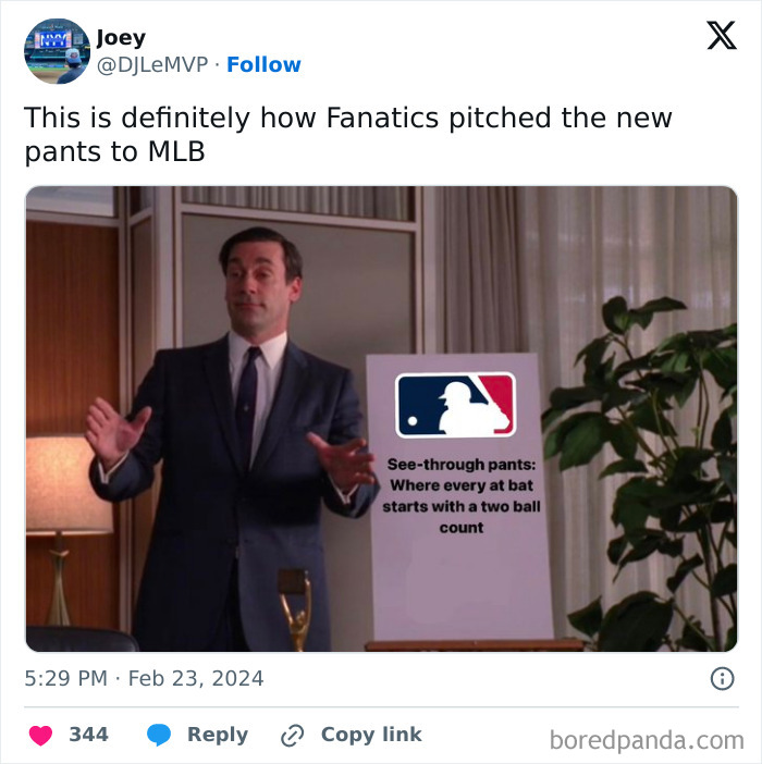 Top 10 funny memes as MLB fans react to Fanatics' see-through