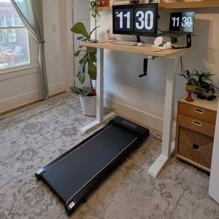 Experience Convenient Fitness With TODO Under Desk Treadmill: 2-In-1 Walkstation For Jogging And Running, Portable And Installation-Free, Perfect For Home And Office Use