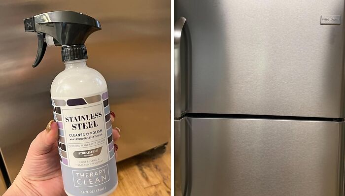 Revitalize Your Stainless Steel Surfaces With Therapy Stainless Steel Cleaner And Polish Bundle: Complete With Microfiber Cloth - Say Goodbye To Fingerprints And Residue!