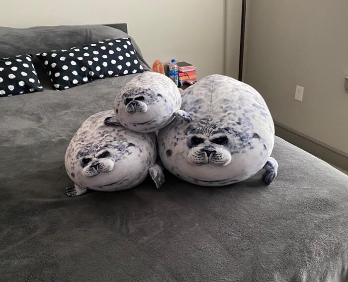 Cuddle Up With The MerryXD Chubby Blob Seal Pillow - A Stuffed Cotton Plush Animal Toy For Endless Cuteness And Comfort!