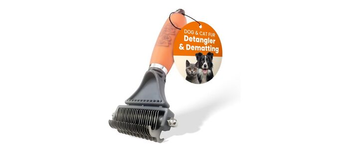 Gopets Dematting Comb With 2-Sided Professional Grooming Rake