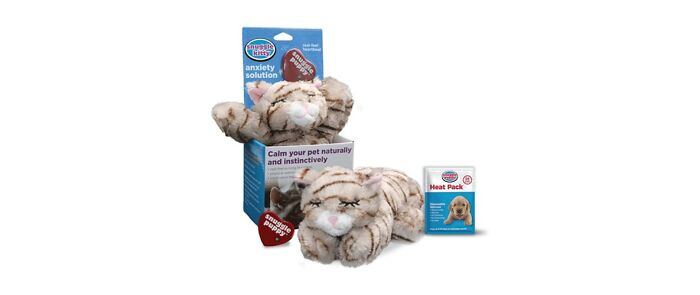 Snuggle Puppy Plush Tiger Anxiety Aid