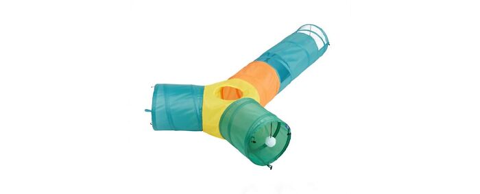 Frisco Foldable Play Tri-Tunnel cat toy