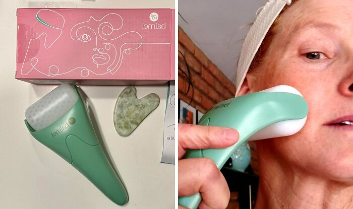 Revitalize Your Skin With Cryotherapy Ice Roller And Gua Sha Facial Tools: Say Goodbye To Puffiness, Redness, And Migraine Pain