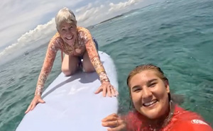 Never Too Late: 80-Year-Old Grandma Inspires Millions With A Video Of Her Surfing