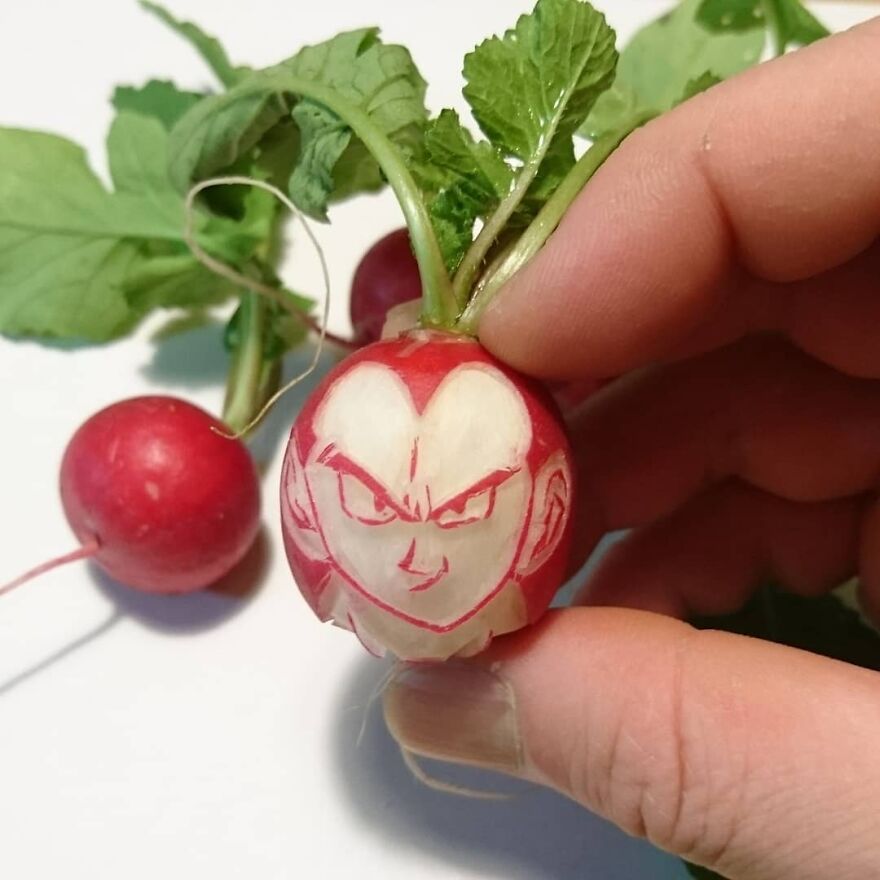 Gaku Carving, A Food Carving Artist, Changes Vegetables And Fruits Into Surprising Artworks (New Pics)