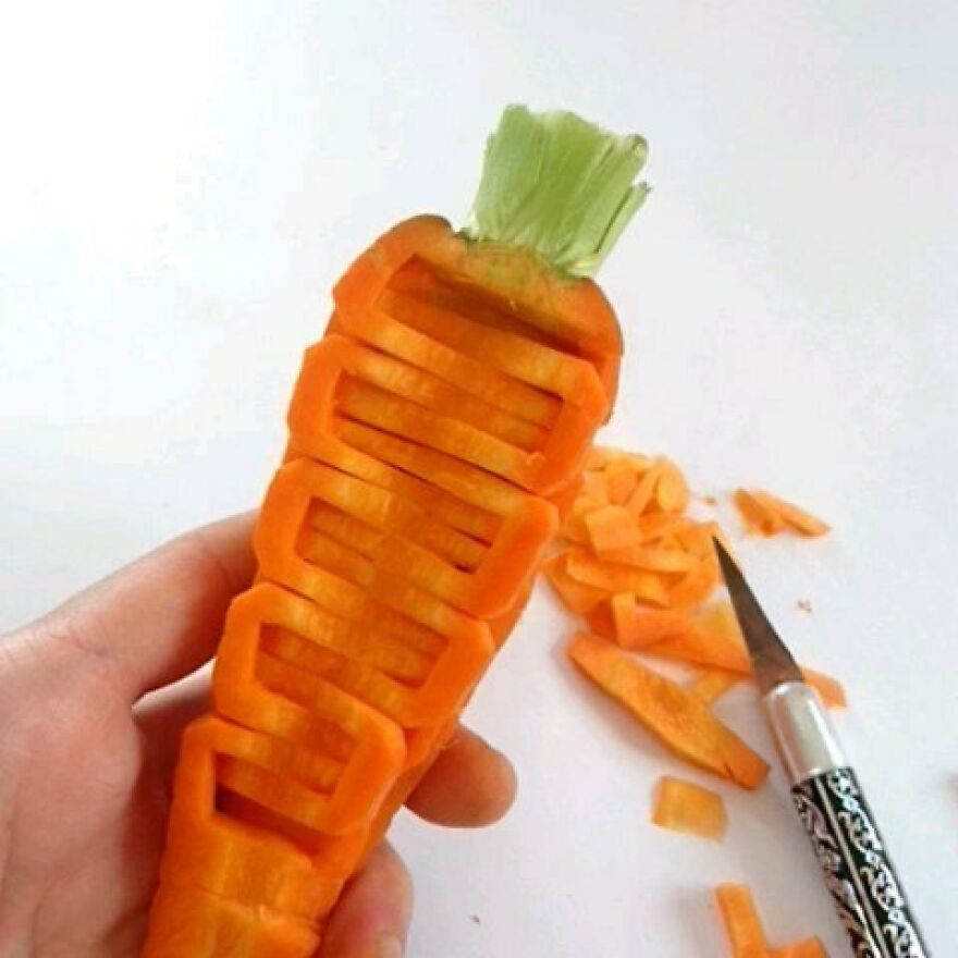 Gaku Carving, A Food Carving Artist, Changes Vegetables And Fruits Into Surprising Artworks (New Pics)