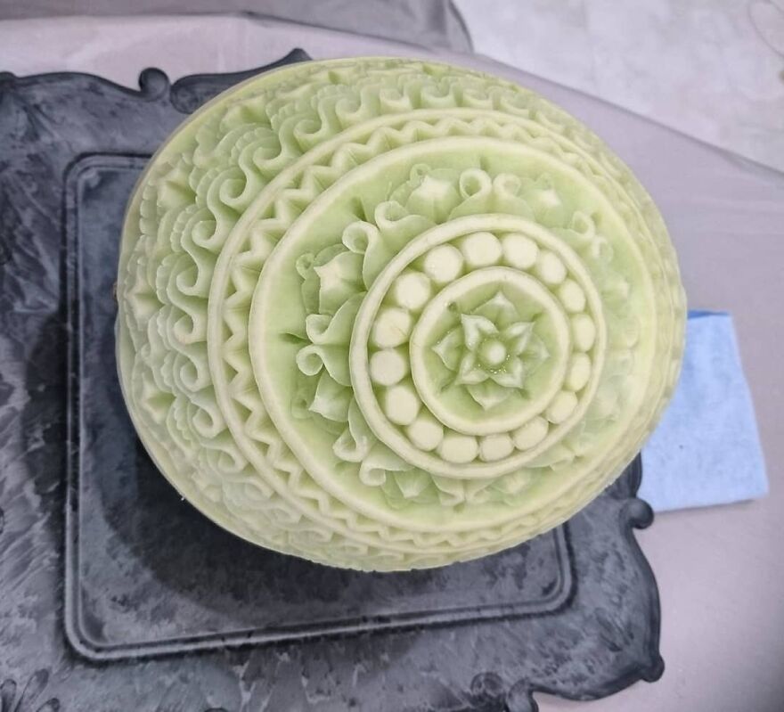 Gaku Carving, A Food Carving Artist, Changes Vegetables And Fruits Into Surprising Artworks (New Pics)